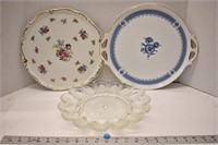Assorted serving trays