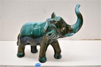 Unmarked pottery elephant
