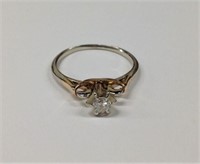 14k yellow gold Engagement Ring w/ approx. .25ct