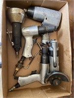 Box of Assorted Air Tools