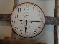 24" battery operated wall clock