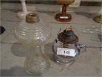 2 misc old lamps - no globes