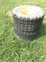 John Deere Rims in 23x10" Turf Tires