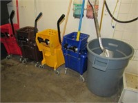Contents of Sprinkler Room: Trash Bins, Supplies O