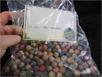 100 PLUS CLAY MARBLES