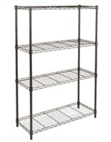 AmazonBasics 4-Shelf Shelving Unit – Black