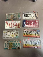 8 ct. - Vintage License Plates