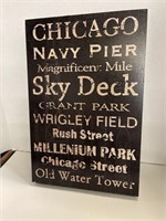Decorative Chicago Themed Sign