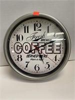 Fresh Brewed Coffee Clock