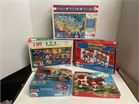 5 ct. - Various Kids Jigsaw Puzzles