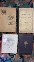 4 antique small German language books