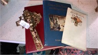 Religious books & crucifix
