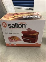 New Open Box -Salton hot dog steamer