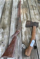 Broad Head Hatchet & Daisy BB Gun