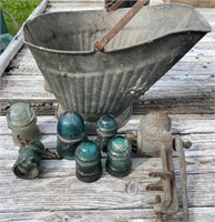Coal Bucket, Insulators & Grinder