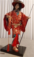 818 - JAPANESE COLLECTOR DOLL 14.5"H