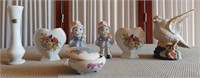 818 - MIXED LOT OF FIGURINES & VASES