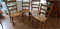 4 Cane Chairs