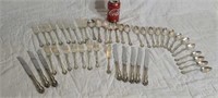 45 pc  set of Westmoreland sterling flatware.