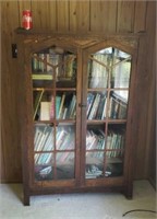 Antique Cabinet.  Contents NOT Included. 56x34x12