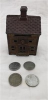 War Time Pennies.  Steel 1943 and Mini House