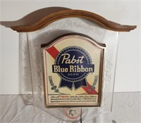 Pabst, crystal heritage beer illuminated sign