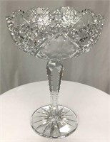 Tall Crystal Candy Dish