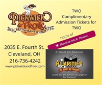Pickwick Frolic 4 Dinner Show Cleveland