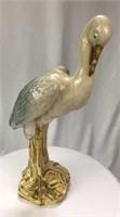 Ceramic Stork Figurine