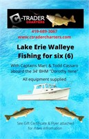 C-Trader Walleye Charter Fishing for 6