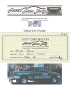 Full Detail Gift Certificate Hurst Auto Body