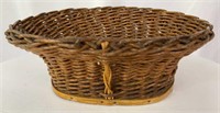 Antique Hand-Woven Basket
