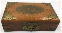 Wooden Box with Brass Fittings