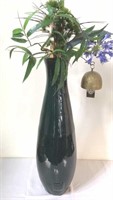 Large Glazed Asian Floor Vase