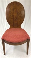 Burled Wood Side Chair