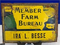 Farm Bureau single sided tin tacker 14x10