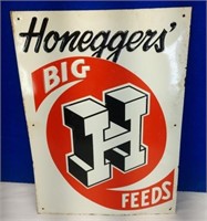 Honeggers Feed sign single sided tin tacker