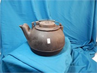 Antique Wagner Ware Cast Iron Tea Kettle Pot