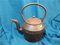 Antique Swain Cast Iron Tea Kettle Pot