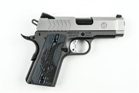 Gun Ruger Officer-Style SR1911 Semi Auto Pistol 9m