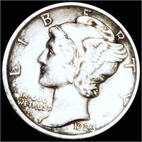 1923-S Mercury Silver Dime AU