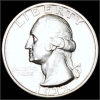 1932-S Washington Silver Quarter UNC