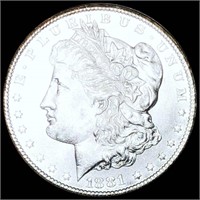 1881-CC Morgan Silver Dollar UNC