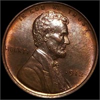 1912 Lincoln Wheat Penny UNC