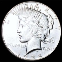 1928 Silver Peace Dollar UNC
