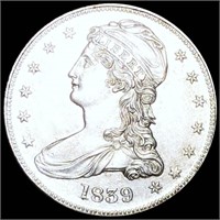 1839 Capped Bust Half Dollar UNC