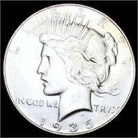 1935 Silver Peace Dollar UNC