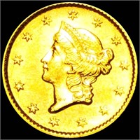 1853 Rare Gold Dollar UNC