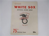 1975 Chicago Whitesox Official Scorecard/Program