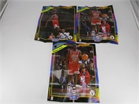 (3) Michael Jordan Starting Lineup Posters
